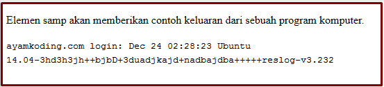 Cara Menulis Kode Program Pada HTML - Ayam Koding