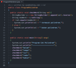 8 Contoh Program Java Sederhana Untuk Pemula - Ayam Koding